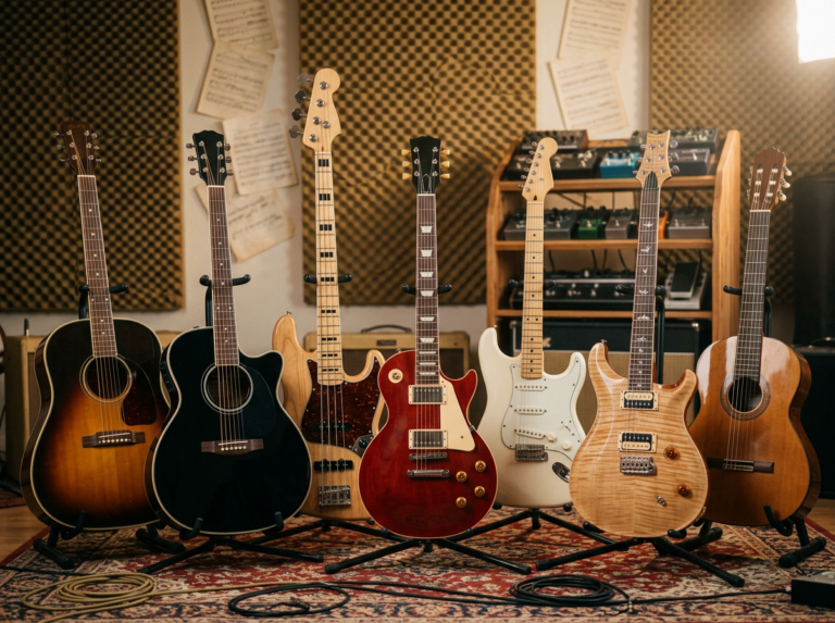 Gitarrenarten erklärt – Bauweise, Klang & Einsatz